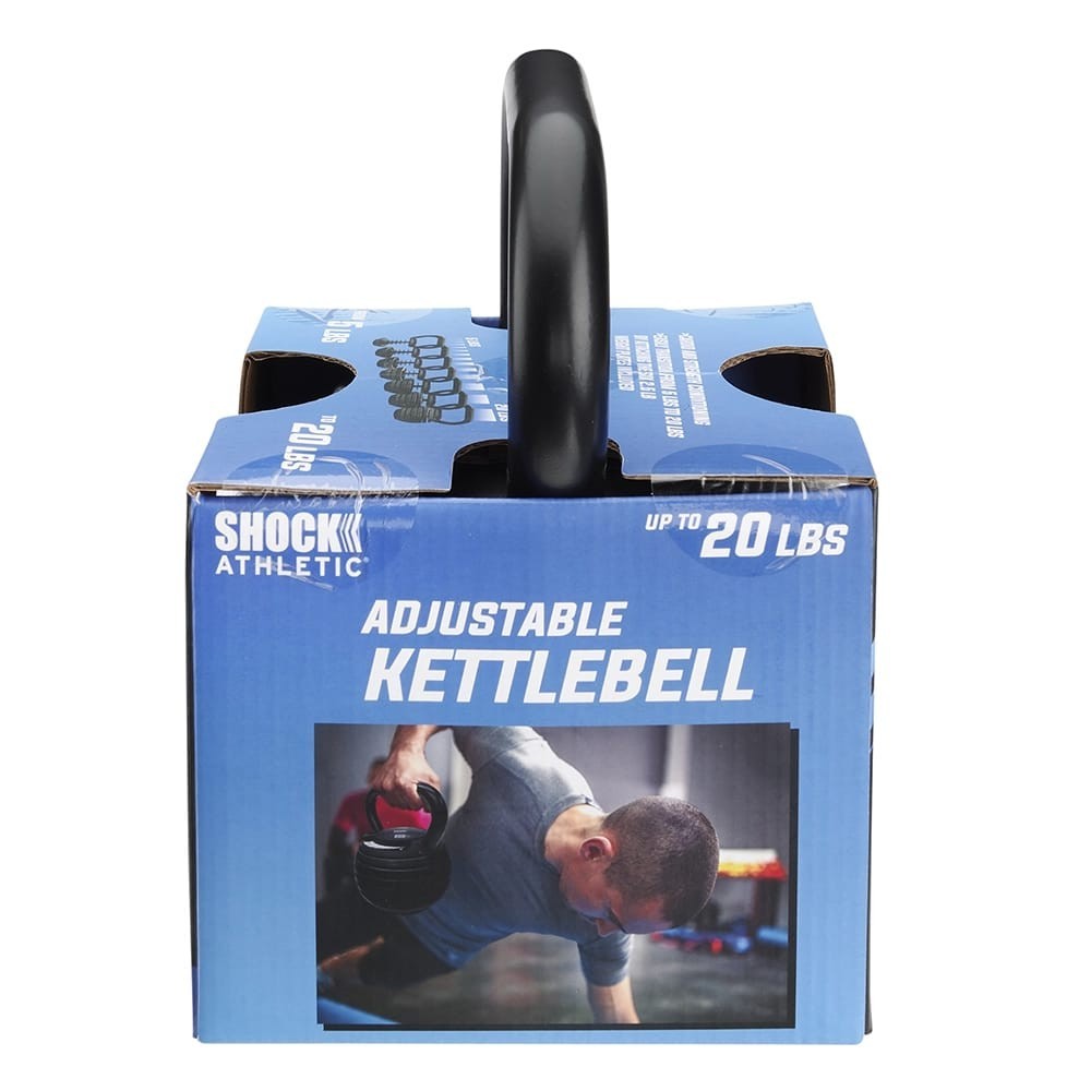 Shock Athletic 20 lb. Adjustable Kettlebell