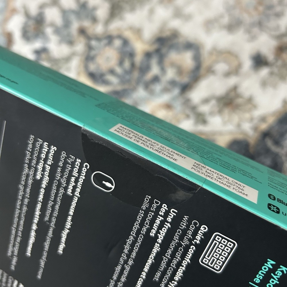 Logitech MK850 Performance Wireless Keyboard & Mouse Combo 920-008219 New Sealed