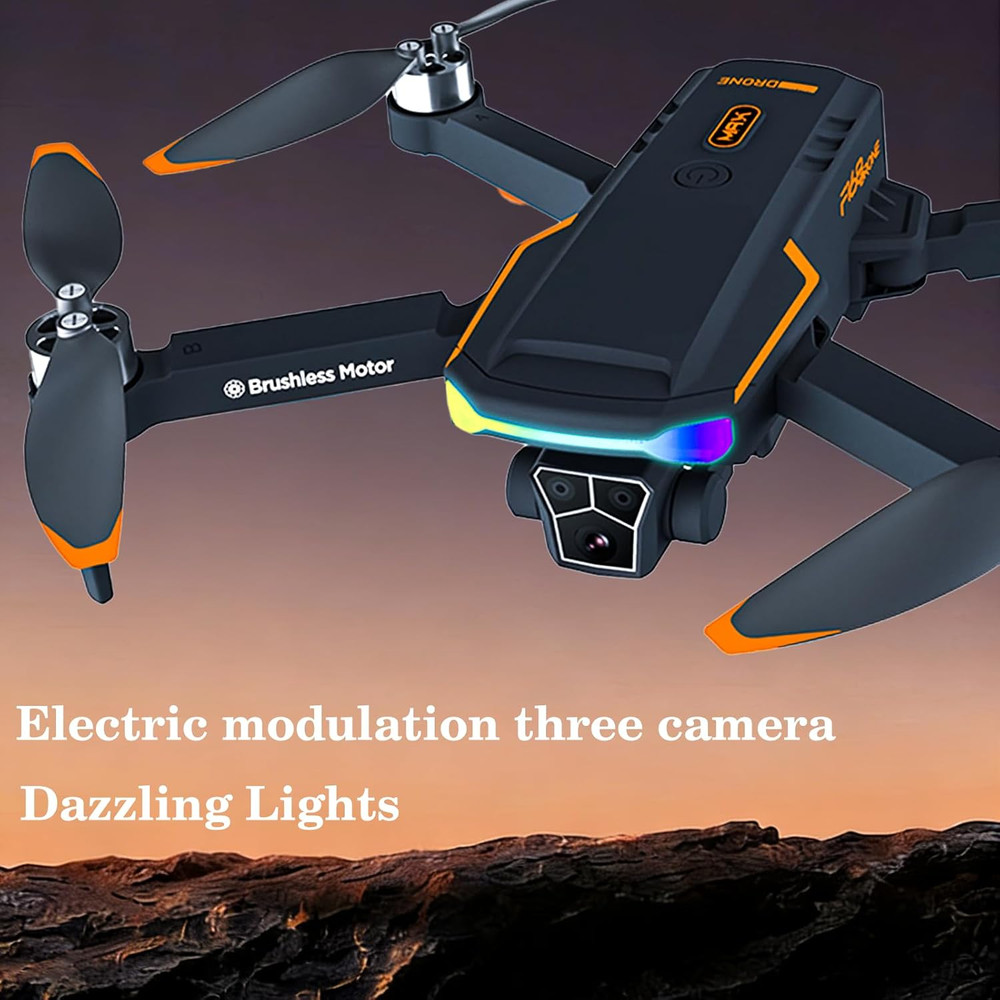 F168 Drone with Camera, FPV Camera Drone, Small Drone with Camera, ,Brushless Mo
