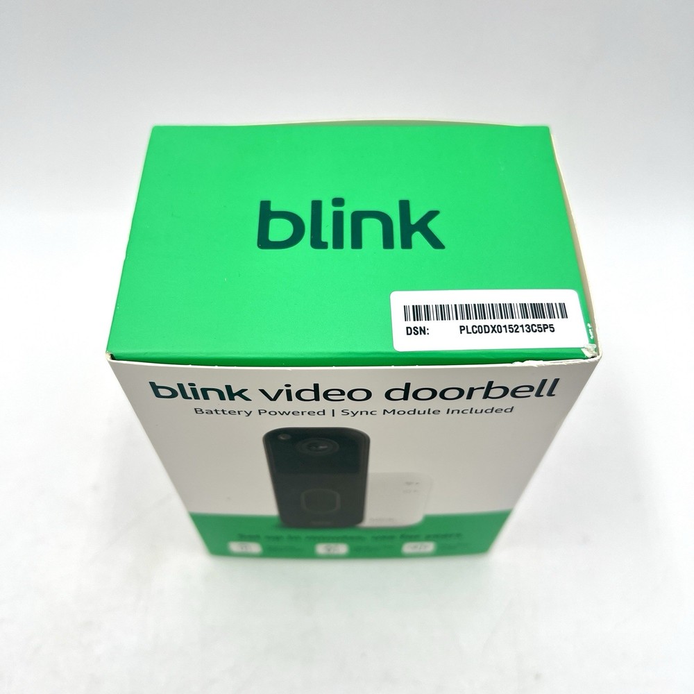 Blink Smart Video Doorbell Camera System Wireless Battery Operated W Sync Module