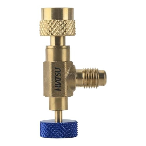 Schrader Core Depressor Valve 1/4” x 5/16” SAE – Heavy-Duty Brass HVAC FSVH-2