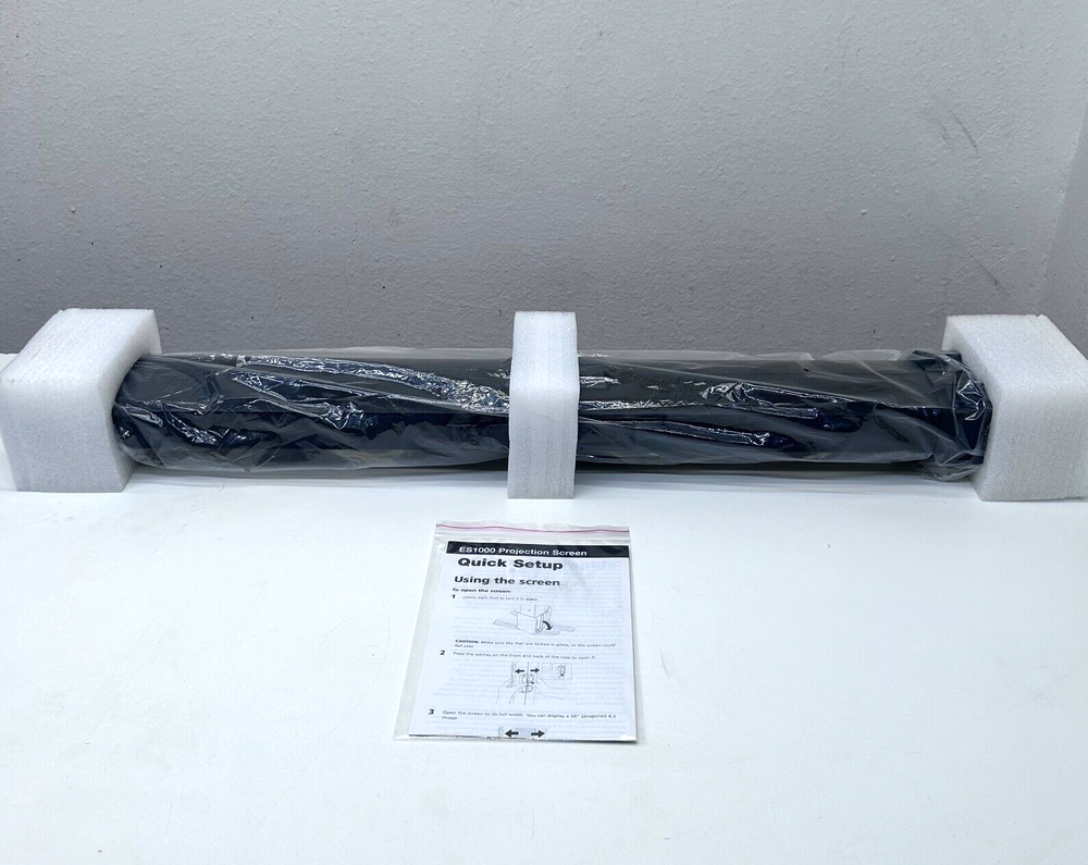 Epson Ultra Portable 50" Portable Manual Tabletop Projector Screen