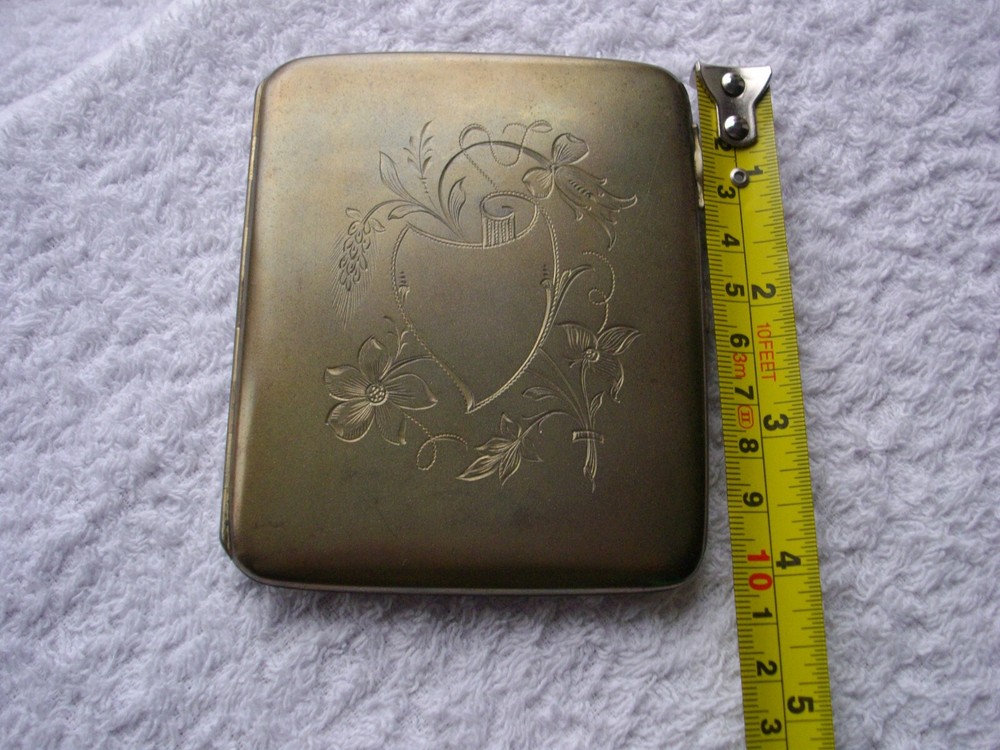 Vintage Silver Cigarette Case.Russia XIX C.