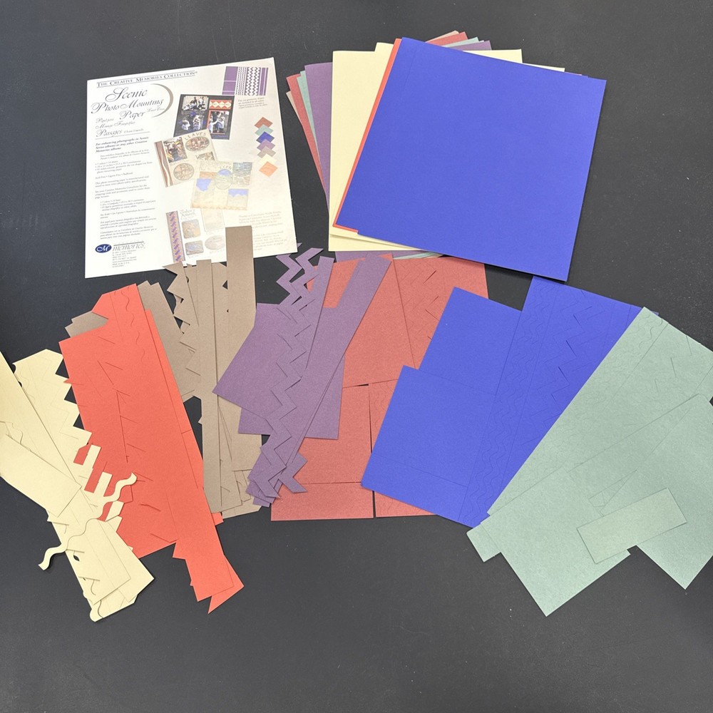Creative Memories Die Cuts/ Short Cut Packs. Borders Template, Page Pattern Book