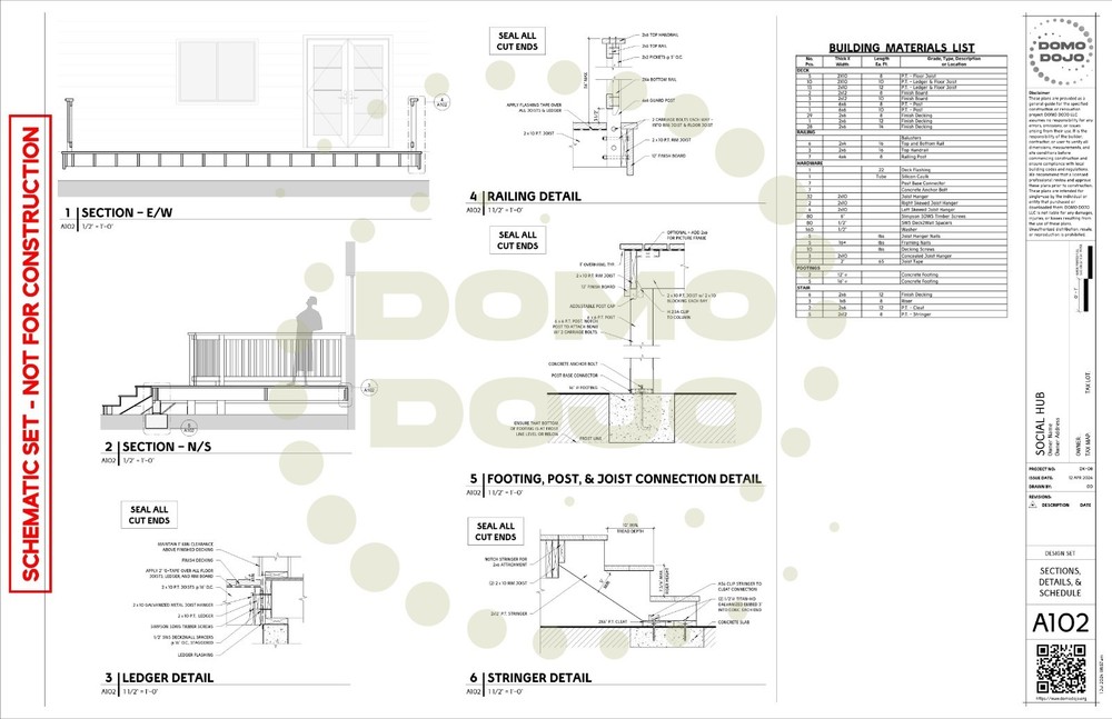 Social Hub Deck Plans – PDF Downloadable Blueprint
