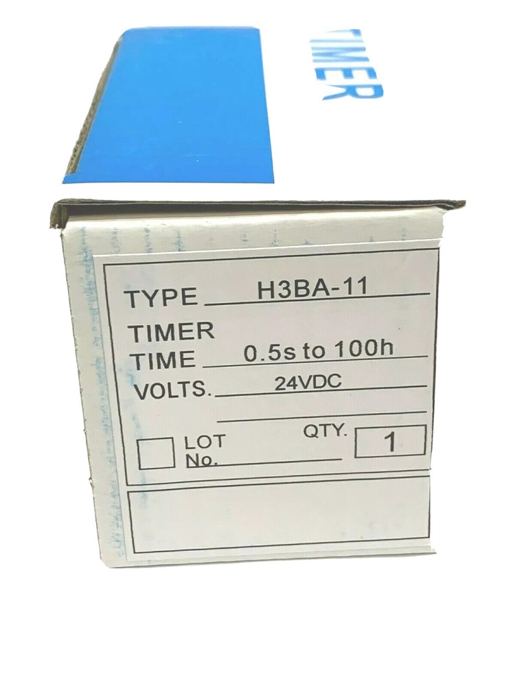 Relay H3BA-11 Multifunction Timer Solid State 24VDC 250VAC 5A New with Socket