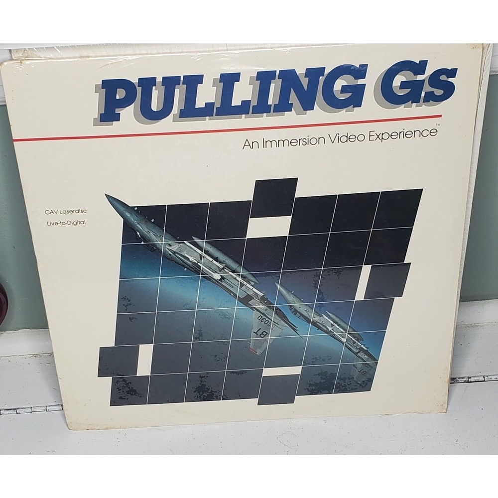 PULLING G'S IMMERSION VIDEO EXPERIENCE LASERDISC BRAND NEW