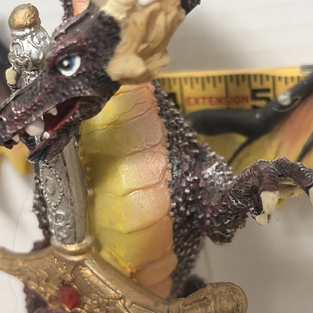 Sword in Stone Dragon Statue Figurine