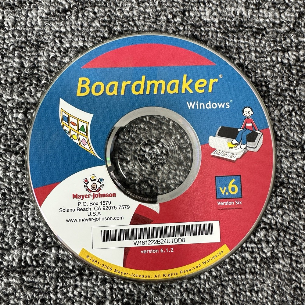 BoardMaker V.6 Version 6.1.2 For Windows Disc Only
