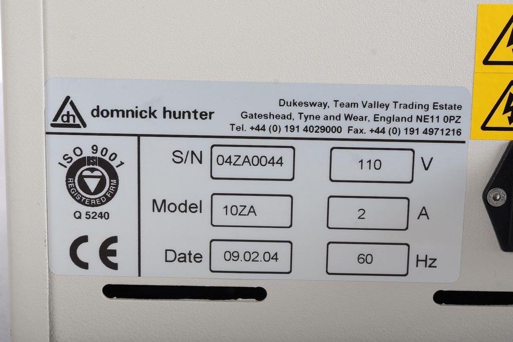 Domnick Hunter 10ZA Nitrox Z Zero Air Generator With Power Cable