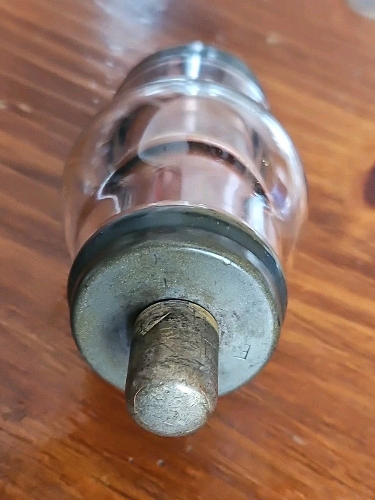 Vtg Glass Vacuum Capacitor