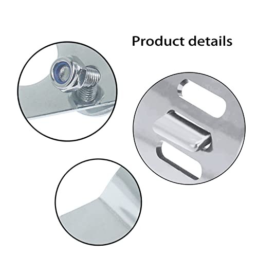 35-43mm Fork Headlight Mounting Bracket, Universal Motorcycle Headlight Chrome