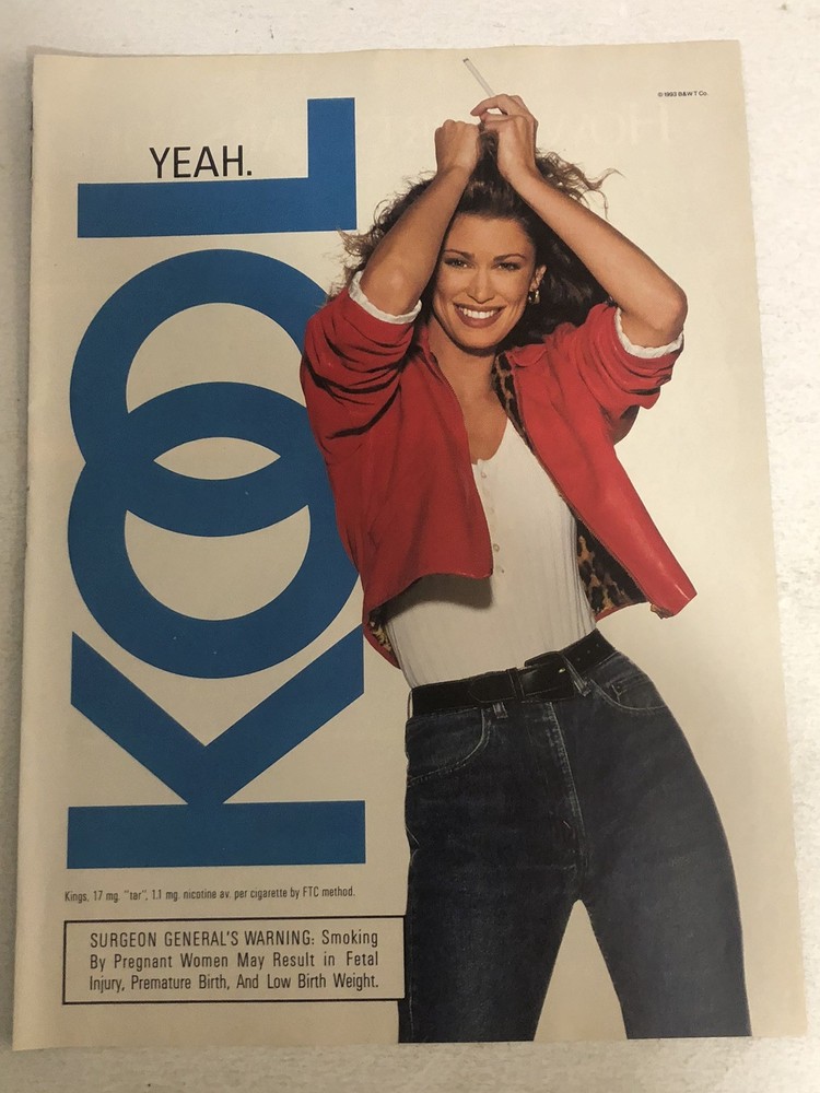 1993 Kool Cigarettes Print Ad Advert pa10