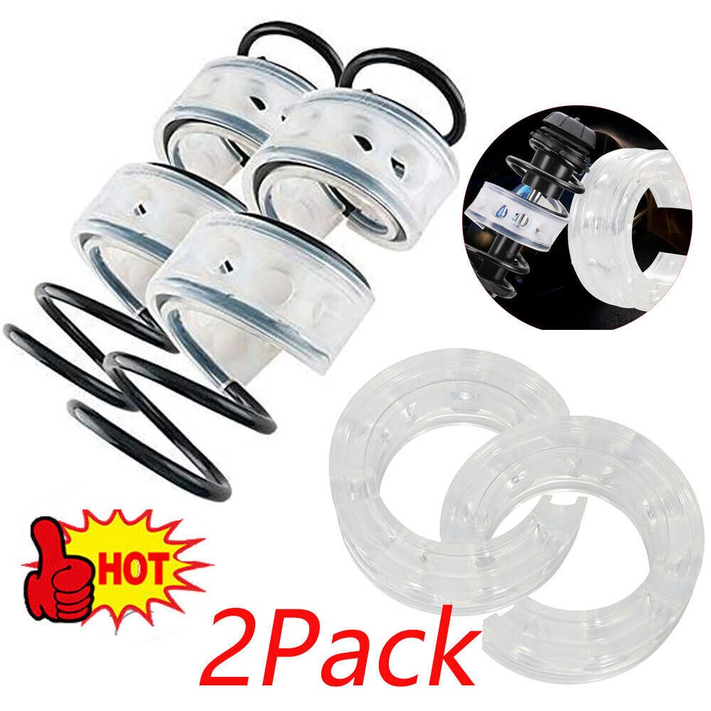 2PCS Car Rubber Shock Absorber Auto Spring Bumper Buffer Power Cushion Type D