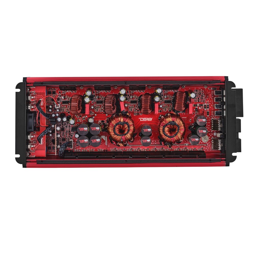 DS18 FRP-4K4/RD Compact 4-Channel Full-Range Class-D Amplifier | 4000W RMS