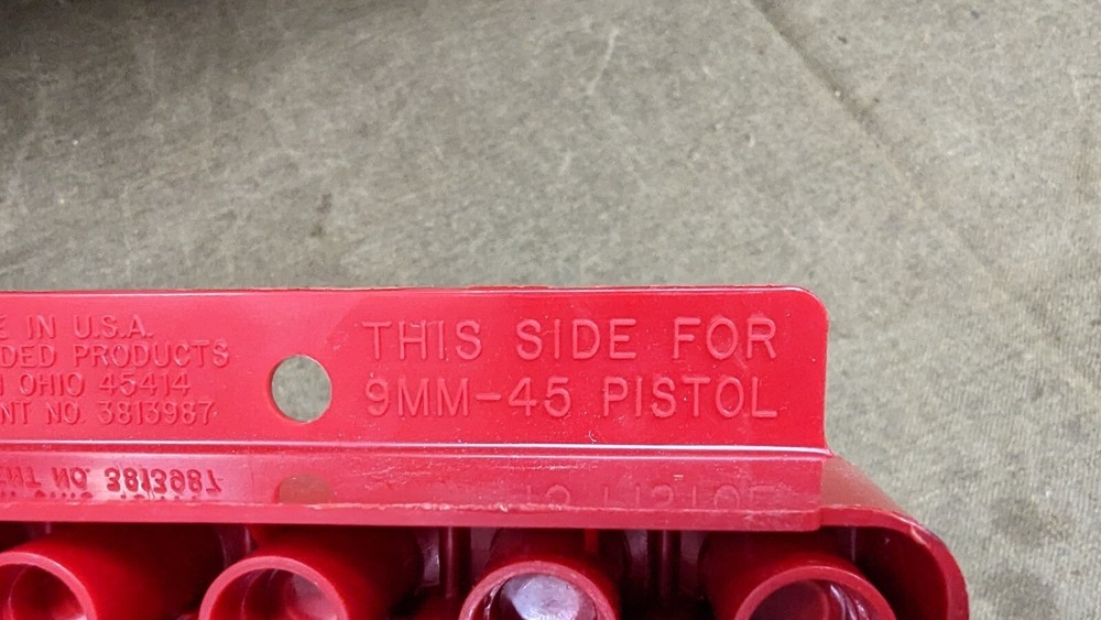 MTM universal plastic loading block, reloading cartridge tray