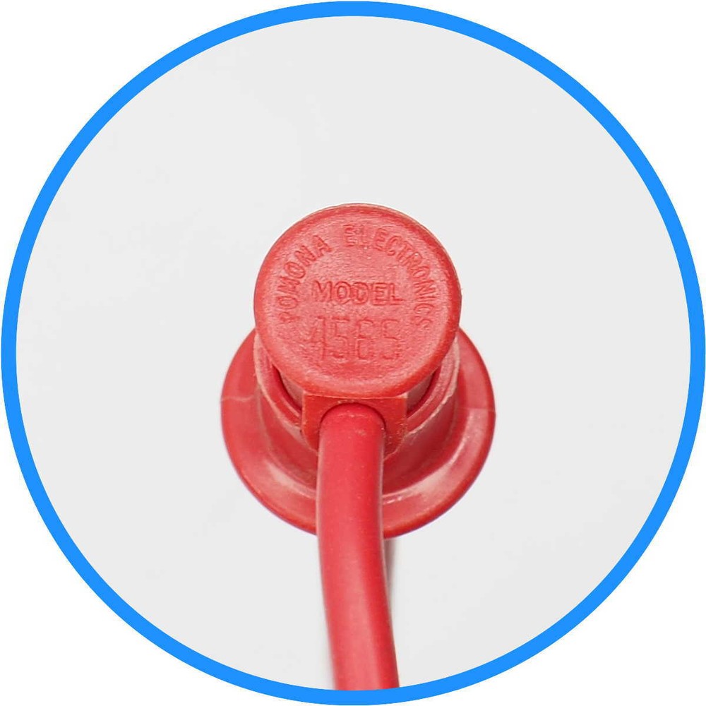 Pomona Electronics 4565 MAXIGRABBER Hook Test Clip Cable (RED)