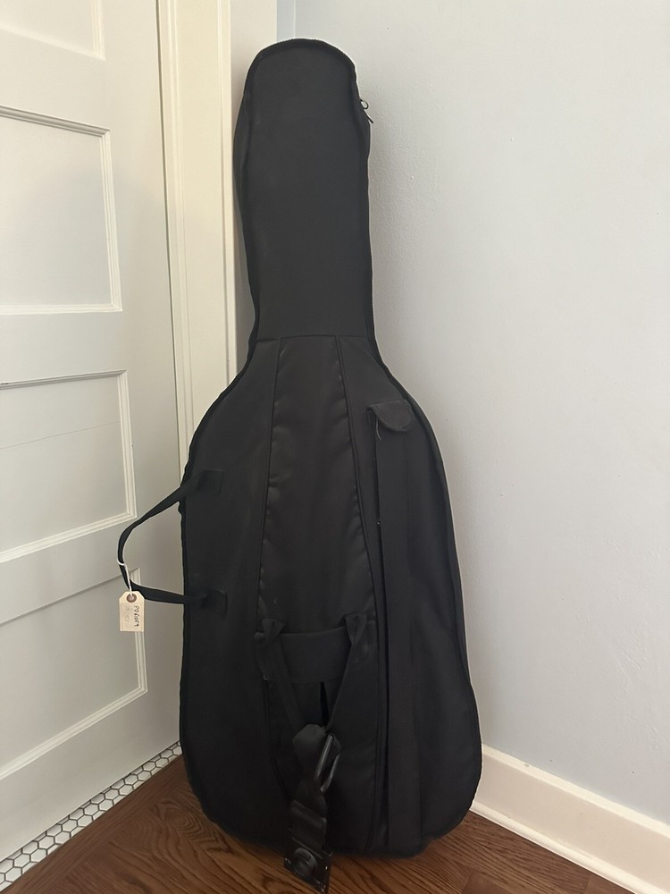 Cello 4/4 Florence IV, with Bow, Case, And Strap (C String Loose)