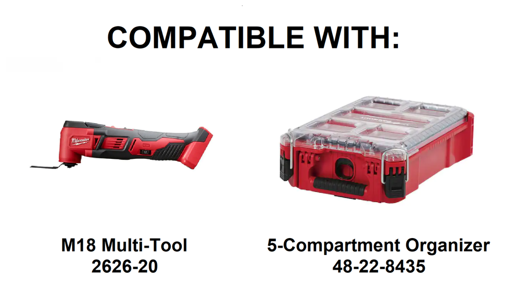 Milwaukee Packout Insert for M18 Multi-tool (Insert Only)