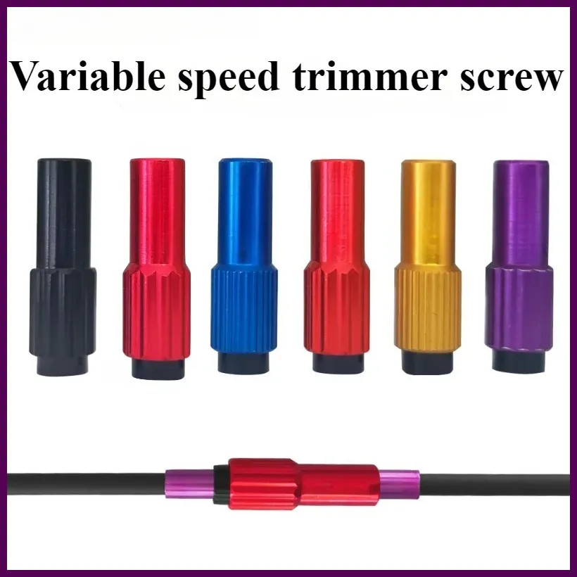 Multicolour Bicycle Variable Speed Midsection Aluminum Alloy Trimmer Screws