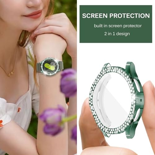 [7-Pack] Sparkling Case Compatible with Samsung Galaxy Watch 7 40mm