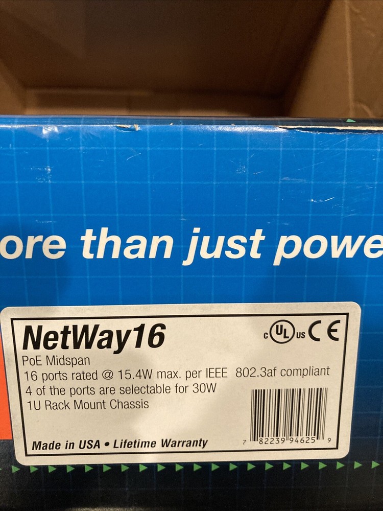 Altronix NetWay16 Midspan Injector