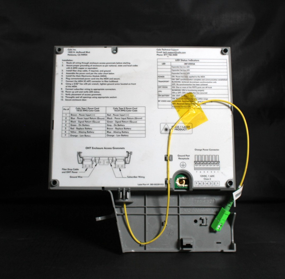 Calix 711GE ONT Optical Network Terminal Module
