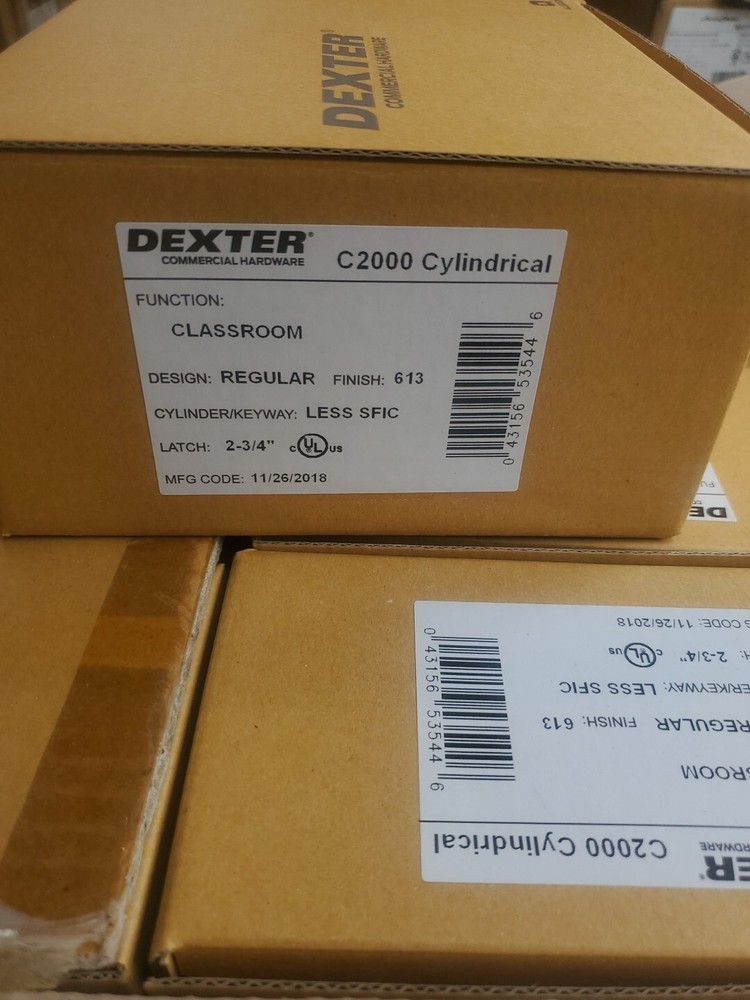 Dexter Commercial Hardware C2000-CLRM-R-613-less SFIC Classroom