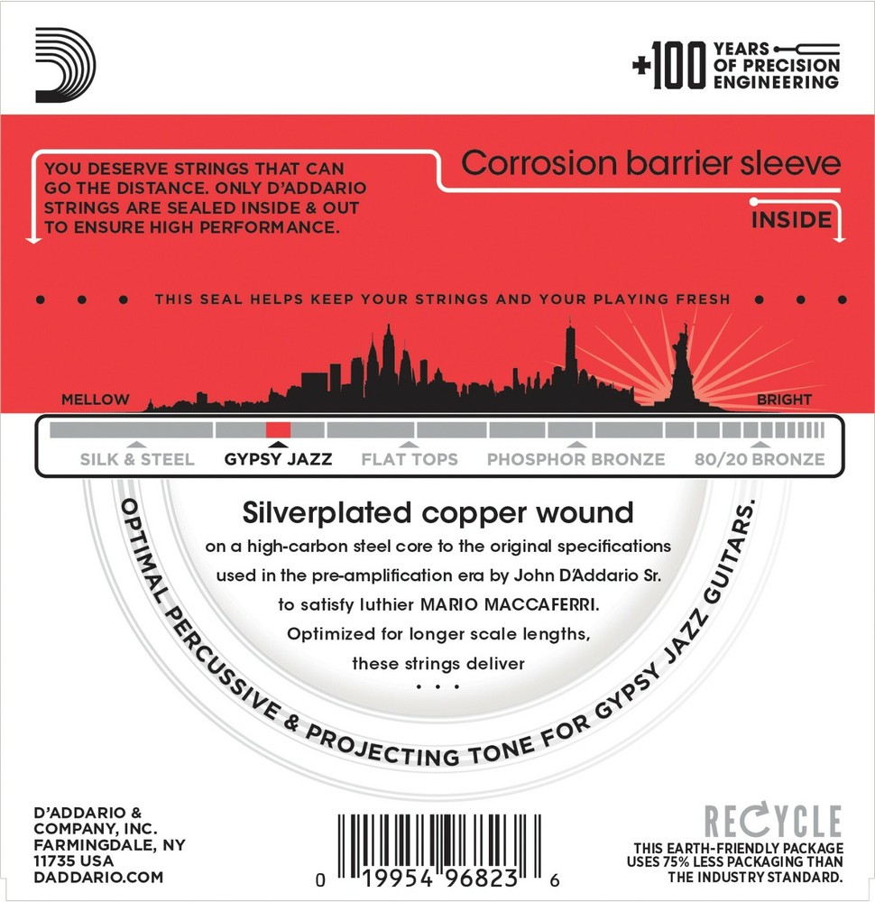 D'Addario EJ24 Phosphor Bronze True Medium Acoustic Guitar Strings 13-56
