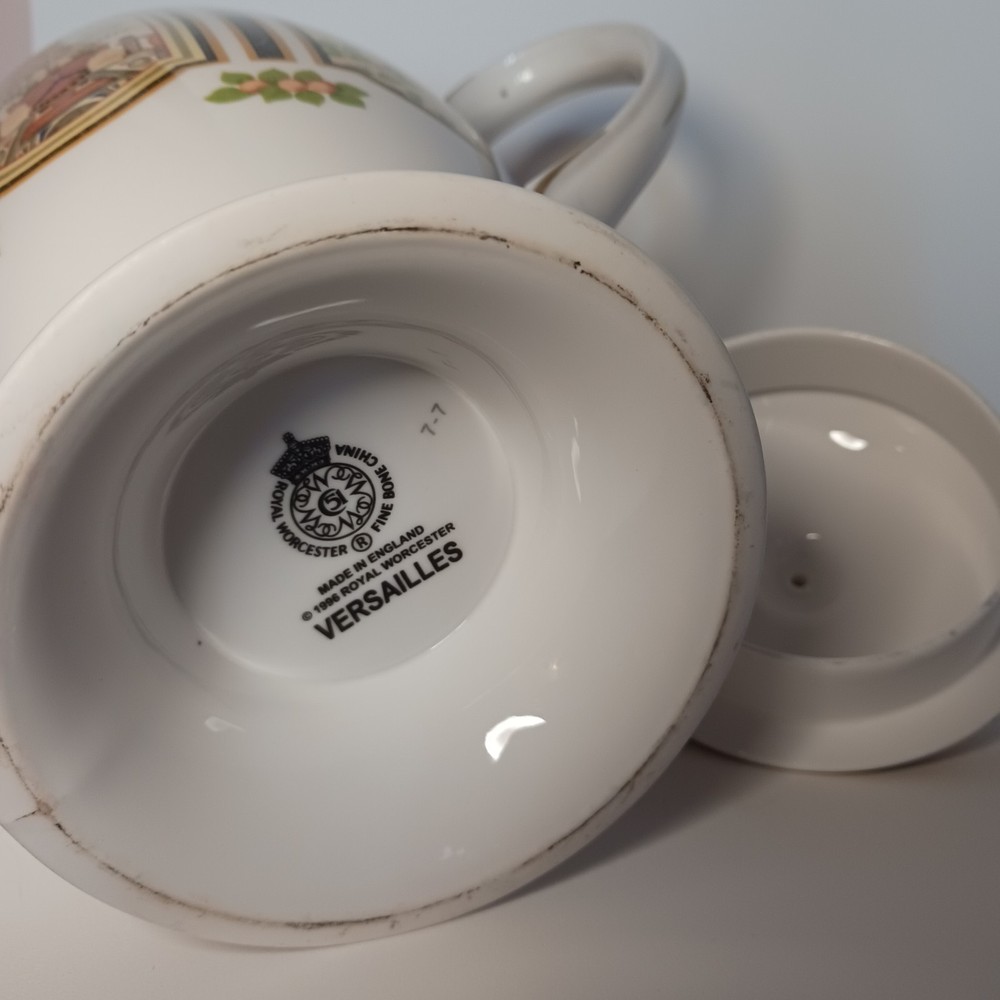 Royal Worcester Versailles Coffee Pot Mint Condition.