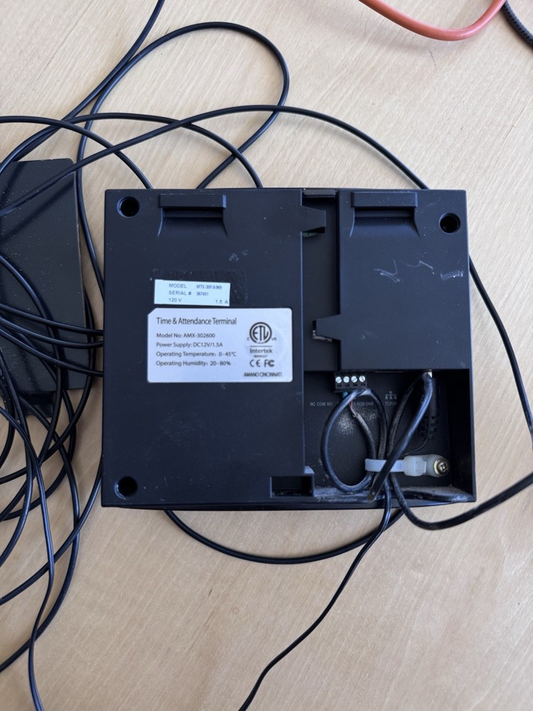 Amano Time clock MTX-30F/A969