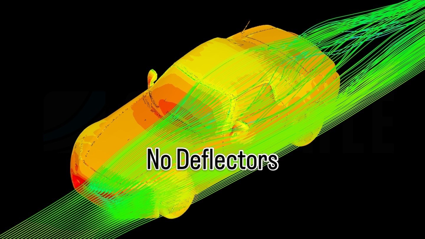 S2000 Wind Noise Reducer and Anti Buffeting Air Deflector