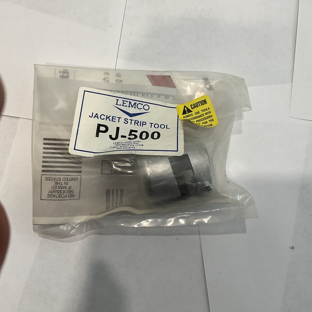 Lemco PJ-500 jacket Strip Tool New