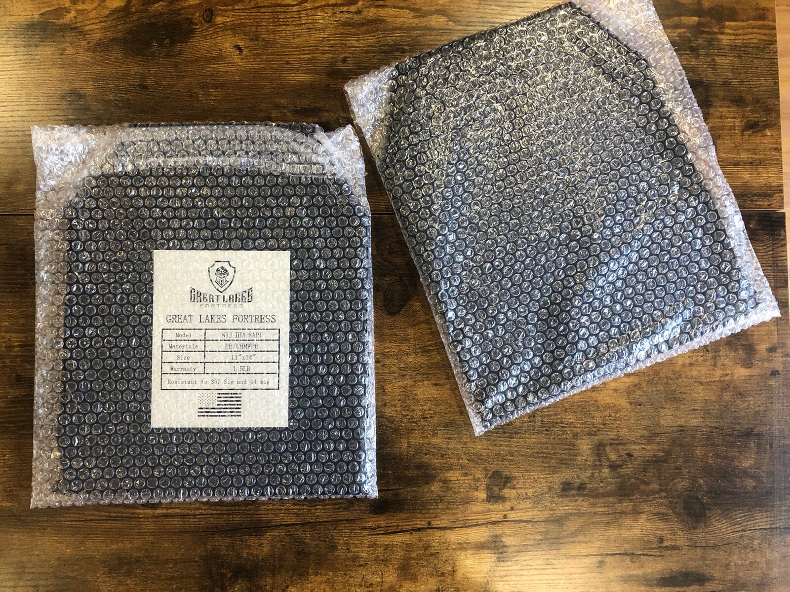 Level IIIA 3A Soft Bulletproof Body Armor Plates PAIR 11x14 Ultra Light Inserts