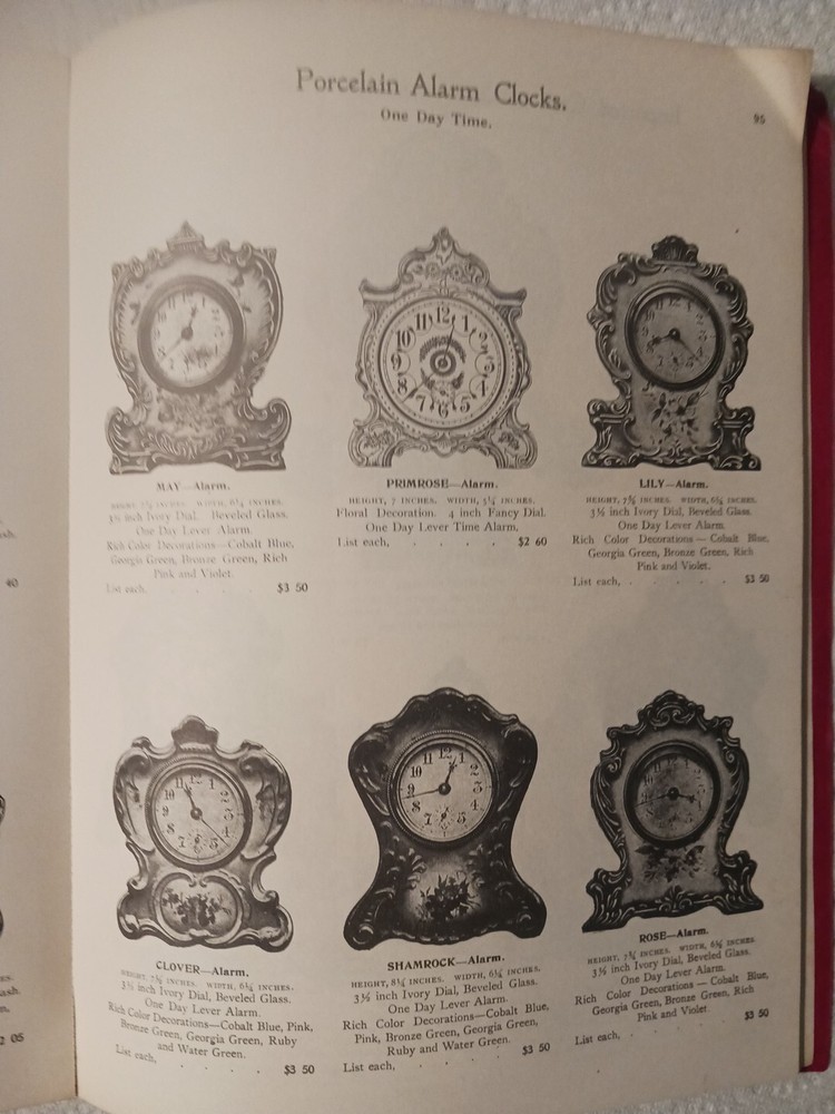 1901 To 1902 William L Gilbert Clock Co