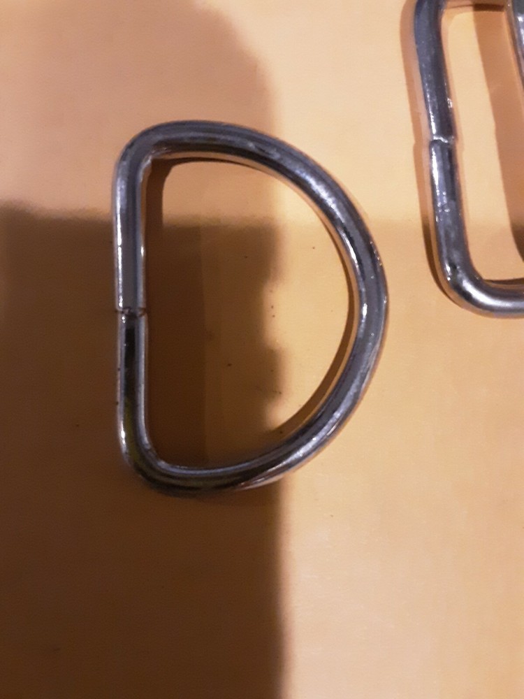 Metal D Ring 2 14"