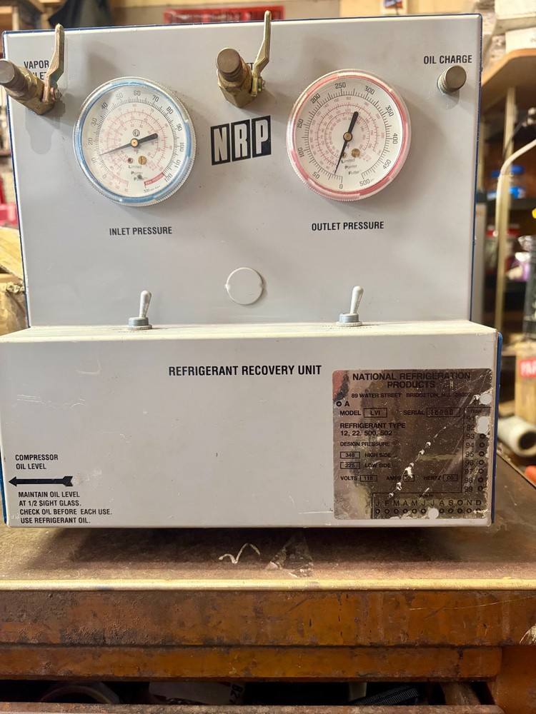 NRP refrigeration recovery machine