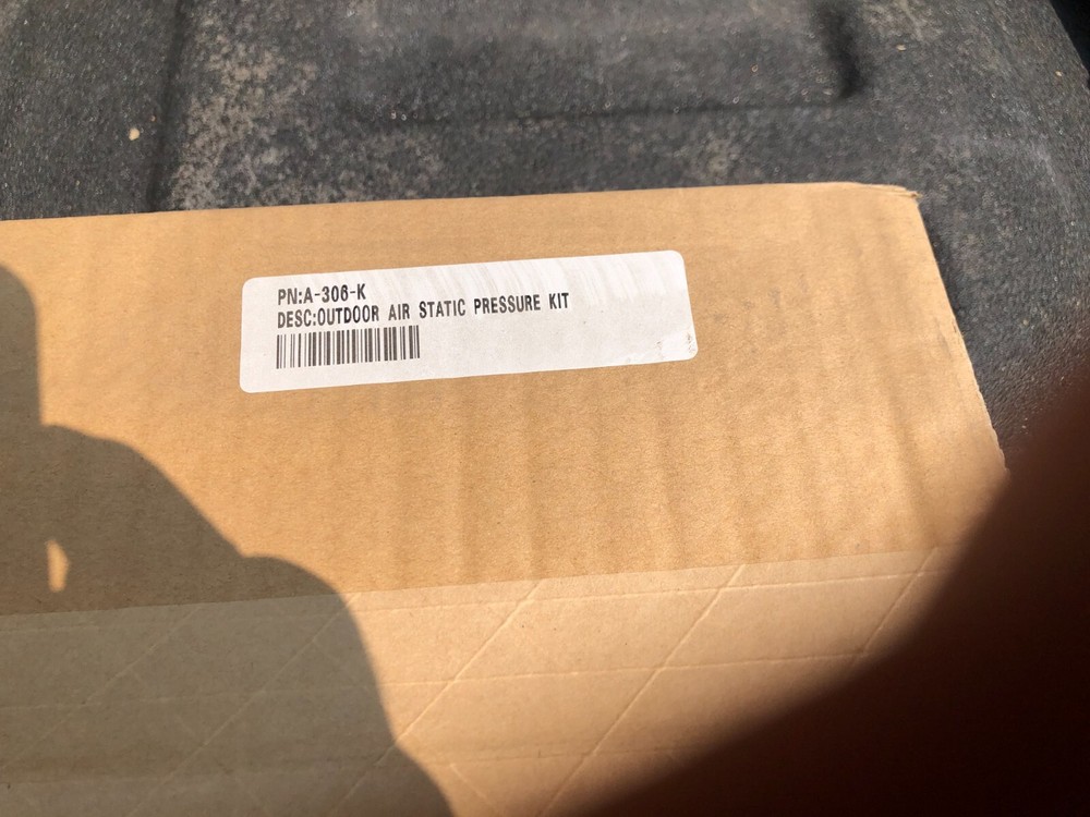 Dwyer A-306 Outdoor Static Pressure Sensor Kit NEW