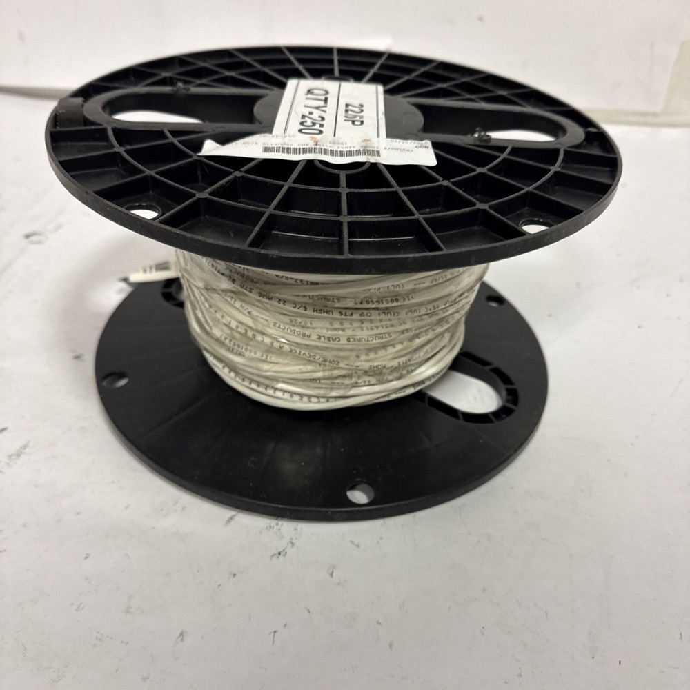 Genesis 22/6 Stranded Shielded 250FT White