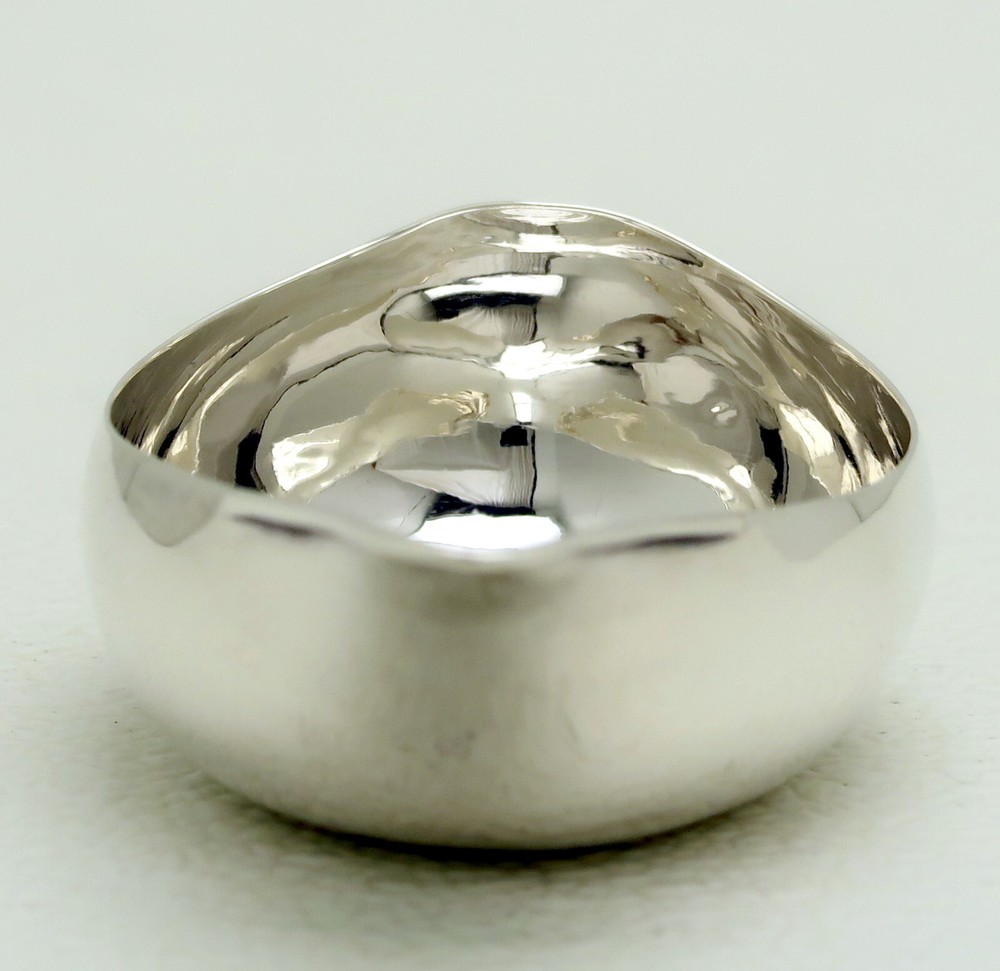 English Sterling Silver Pap-boat Date-marked 1806 MF Script monogram