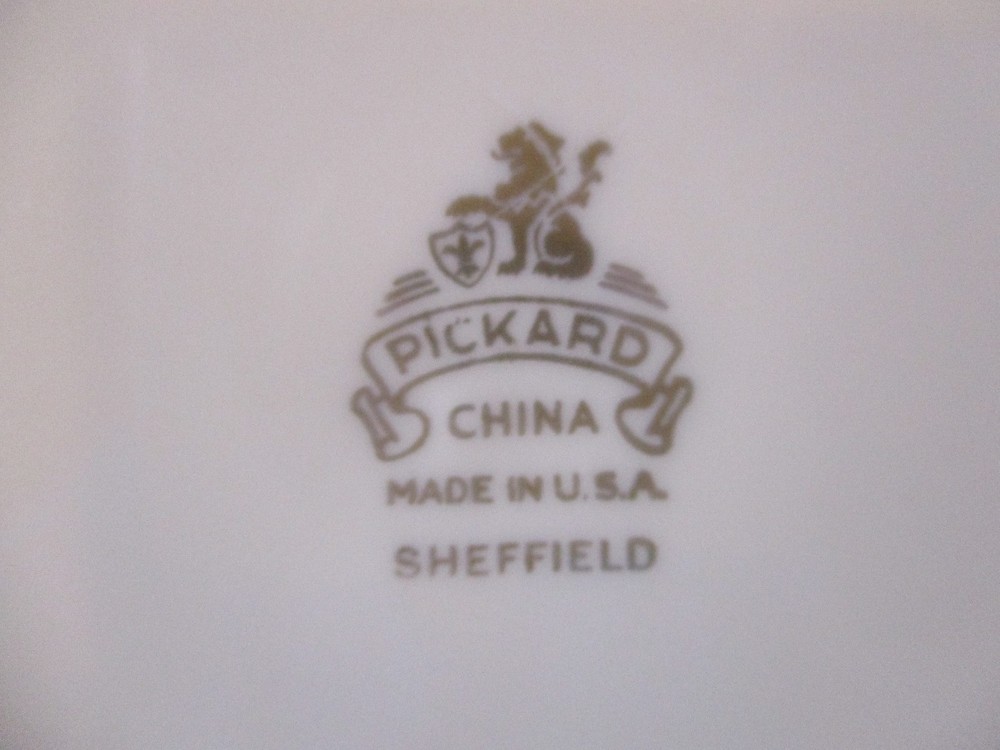 PICKARD SHEFFIELD BREAD & BUTTER PLATE- 6 3/8" -0512E