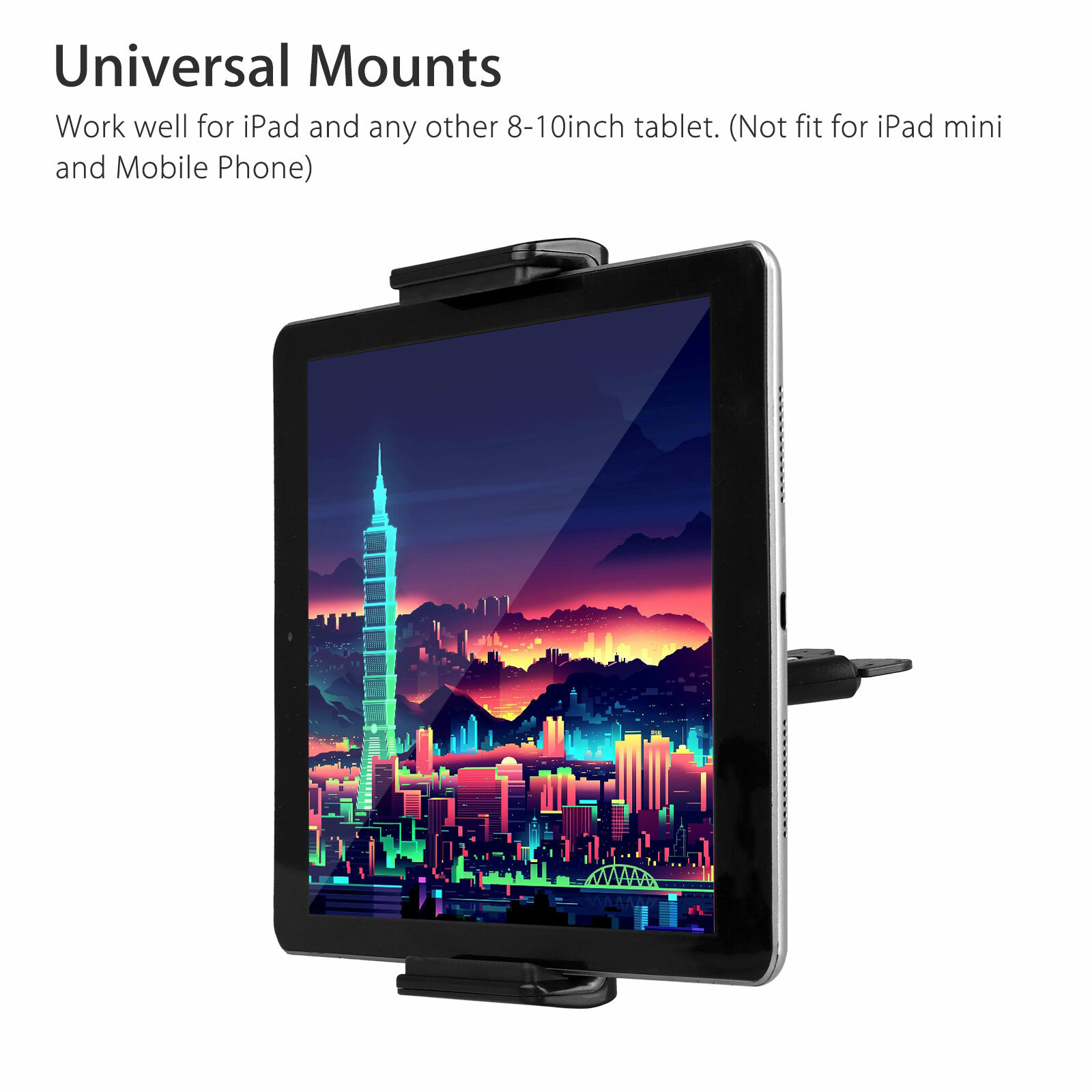 360° Car CD Slot Holder Mount Stand Universal for Galaxy Tab iPad Tablet Phone