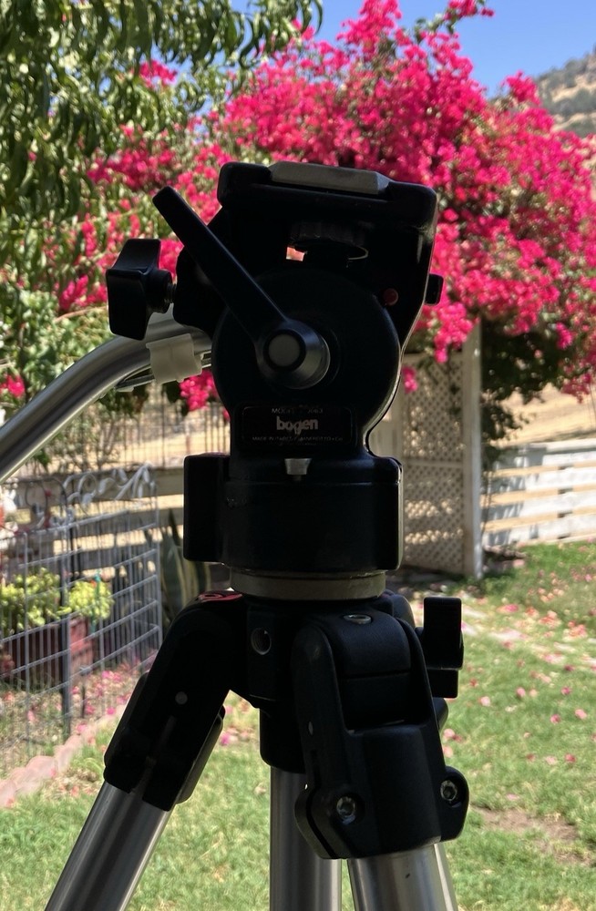 Bogen 3011 Camera Tripod Heavy Duty Very Stable.