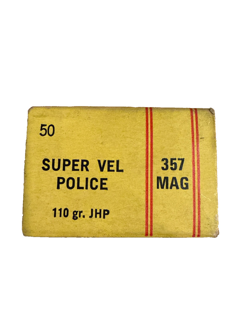 EMPTY SUPER VEL Vintage Ammunution box