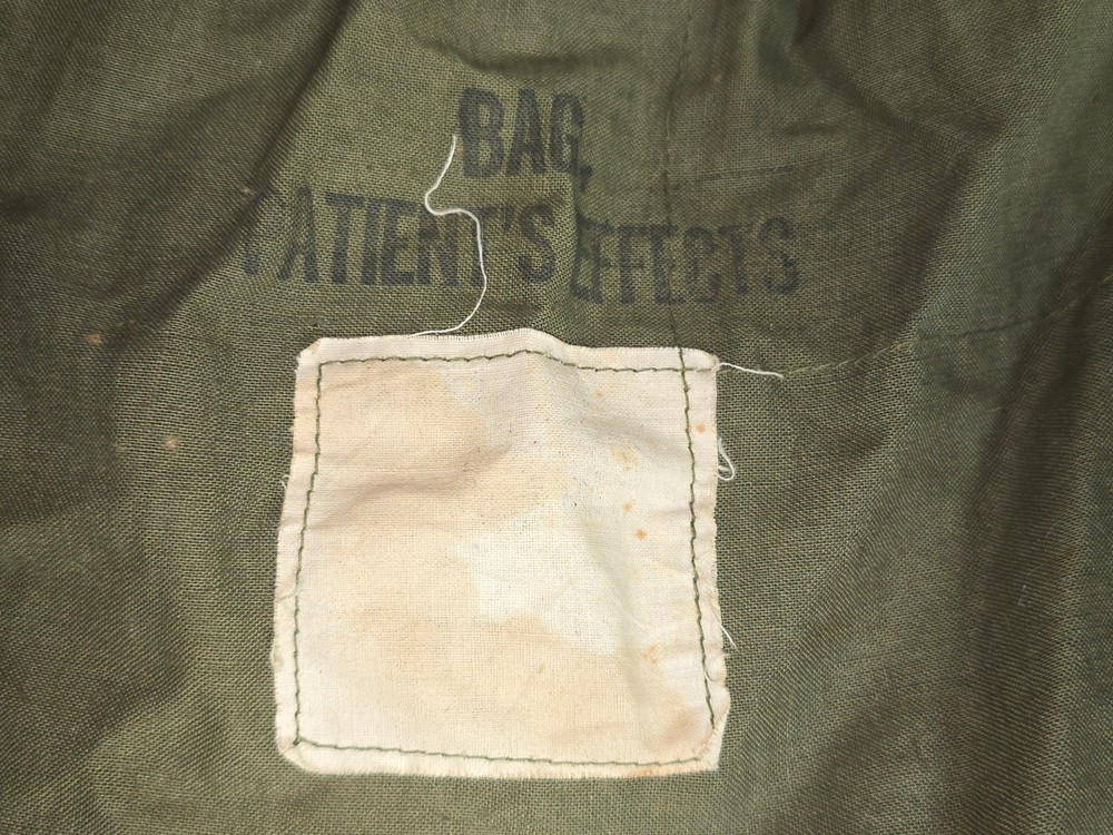WWII US Army Patient's Effects Bag