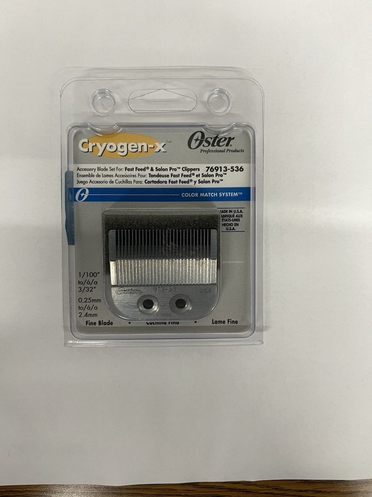 Oster Cryogen-x Fast Feed Fine Replacement Blade | 76913-536