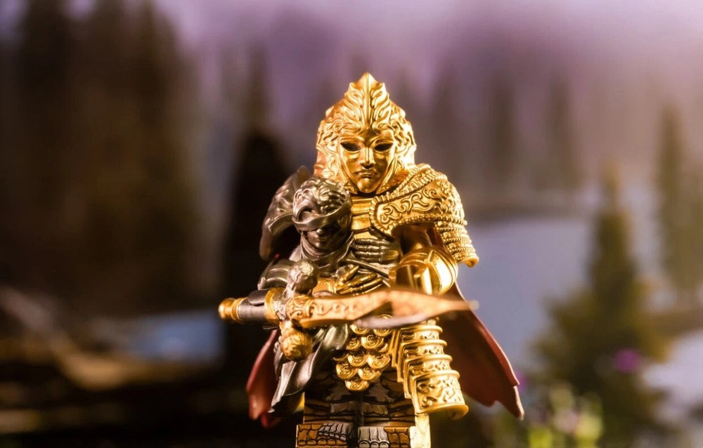 Custom Molded Figurine Accessory - Twinned Set Armor