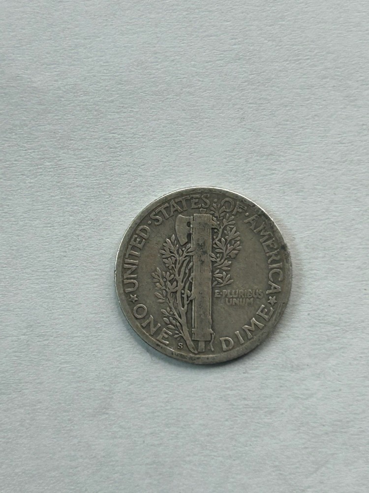1927S Mercury Dime VG