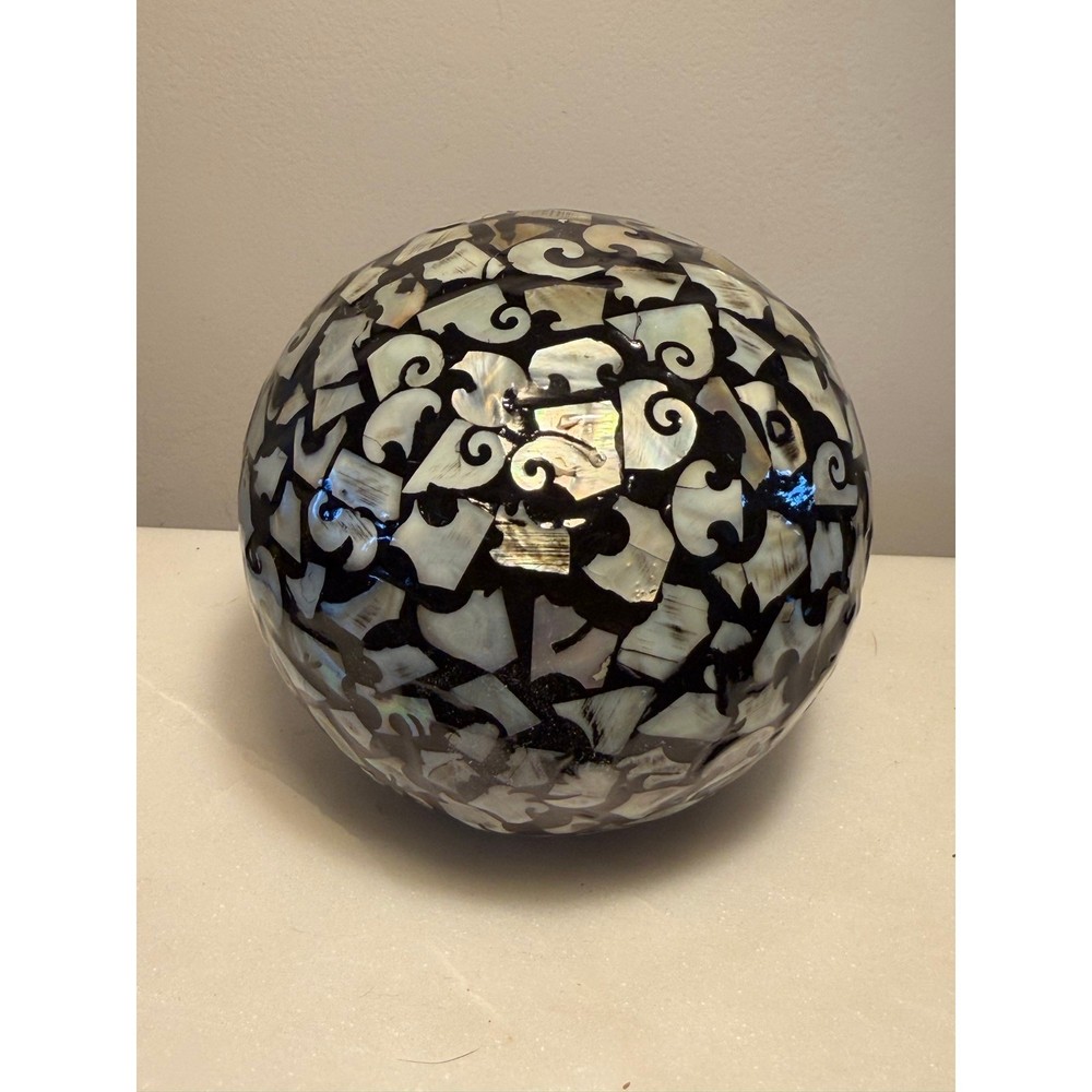 Pier 1 Imports Abalone Shell Sphere Orb Ball