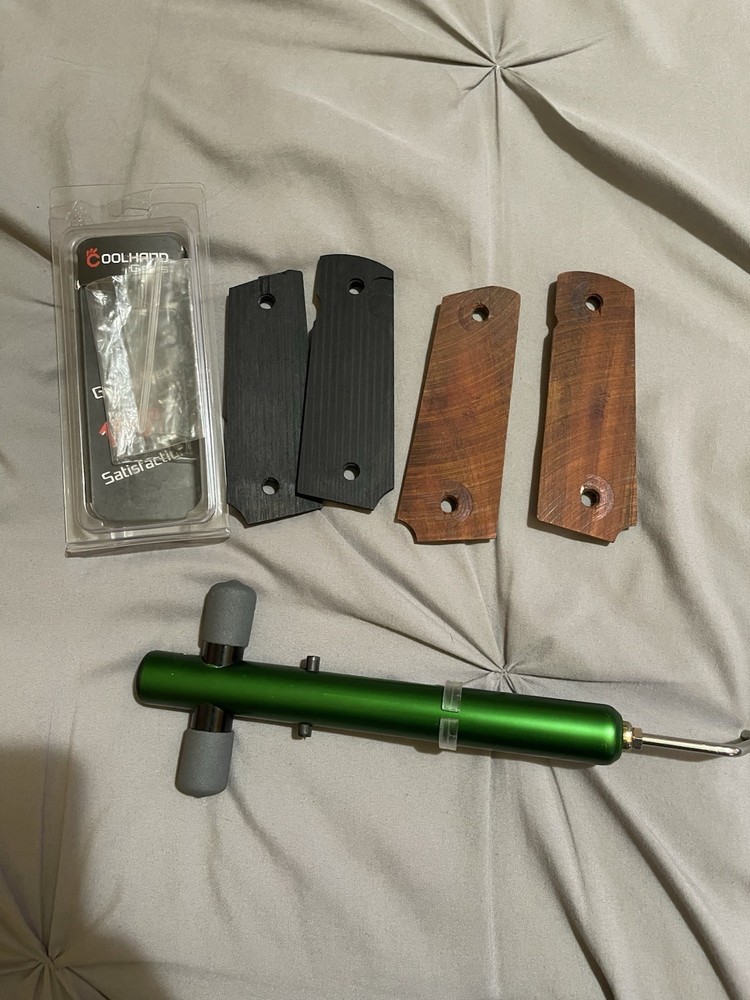 1911 Grips And Mechanical Trigger Pull Gauge